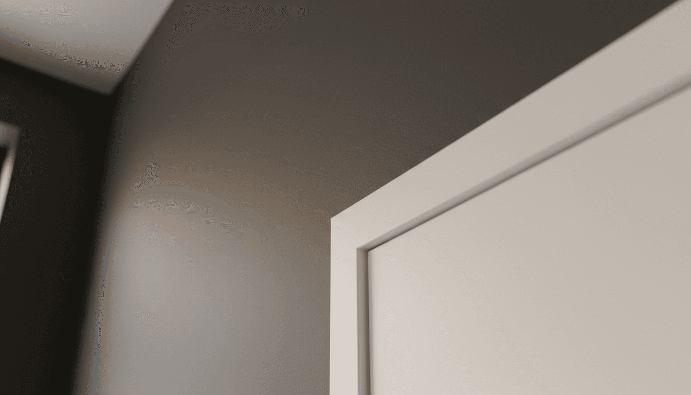 Precision painted wall finish showcasing architectural detail in luxury renovation